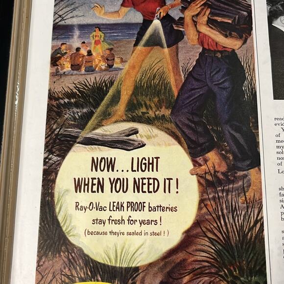 Vintage 1950? Saturday Evening Post Ethyl Gasoline Bird Stamp Advertisement - Picture 11 of 14